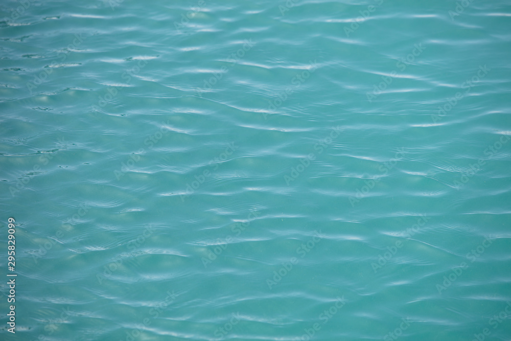 Closeup of sea water as patterned background