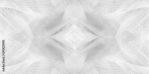 Abstract white and gray modern geometrical backdrop wallpaper. Light grey motion silver line design background.