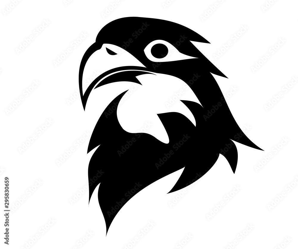 Obraz premium eagle head vector logo design