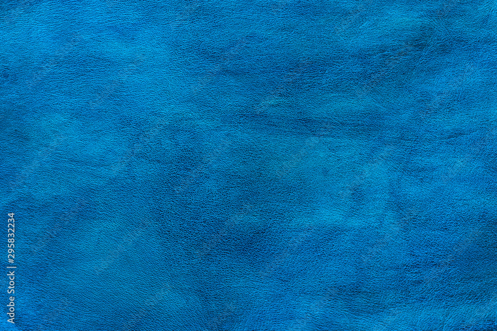 Texture cuir bleu - obrazy, fototapety, plakaty 