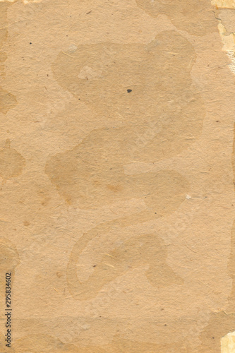 A piece of old paper from a book. 