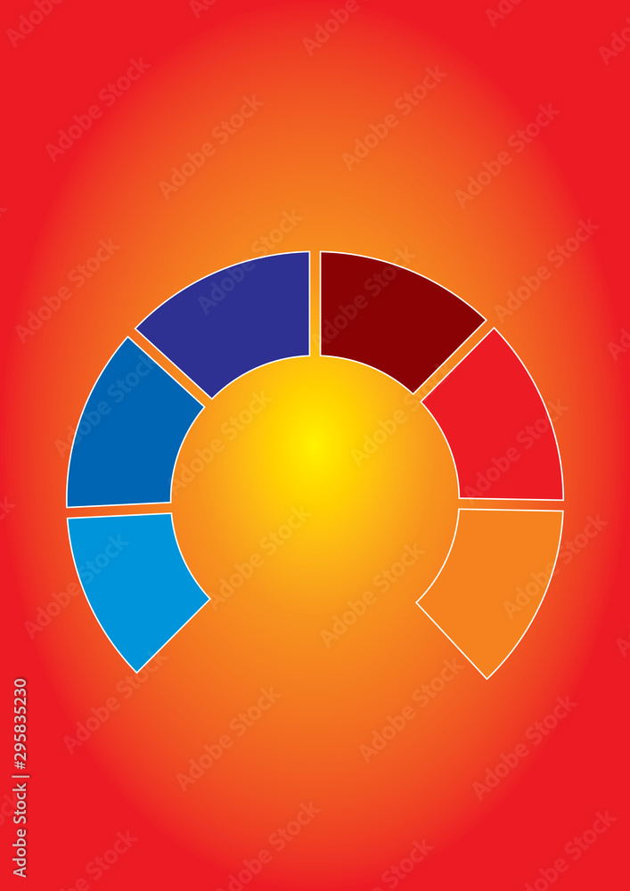 Obraz premium Its multiple product placing design
