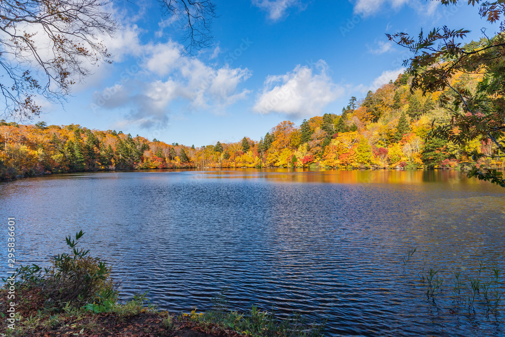 Towada Hachimantai National Park in early autumn Towada Hachimantai National Park in early autumn