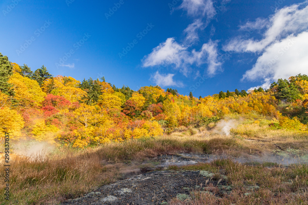 Towada Hachimantai National Park in early autumn Towada Hachimantai National Park in early autumn