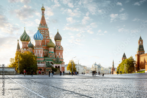 Canvas Print Red Square in Moscow city, Russia