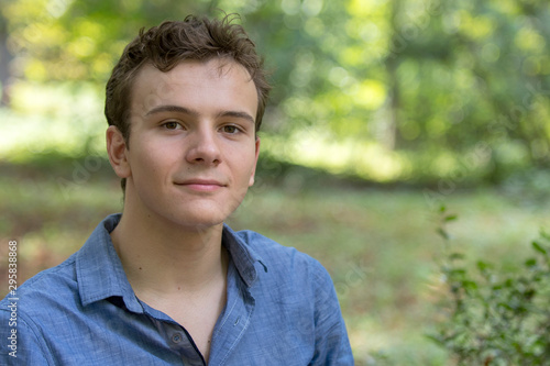 Young Man In Park