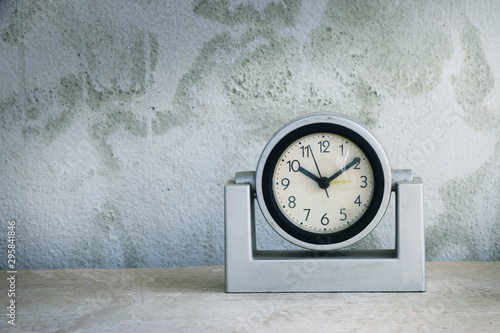 Wallpaper Mural Vintage clock on wood background Torontodigital.ca