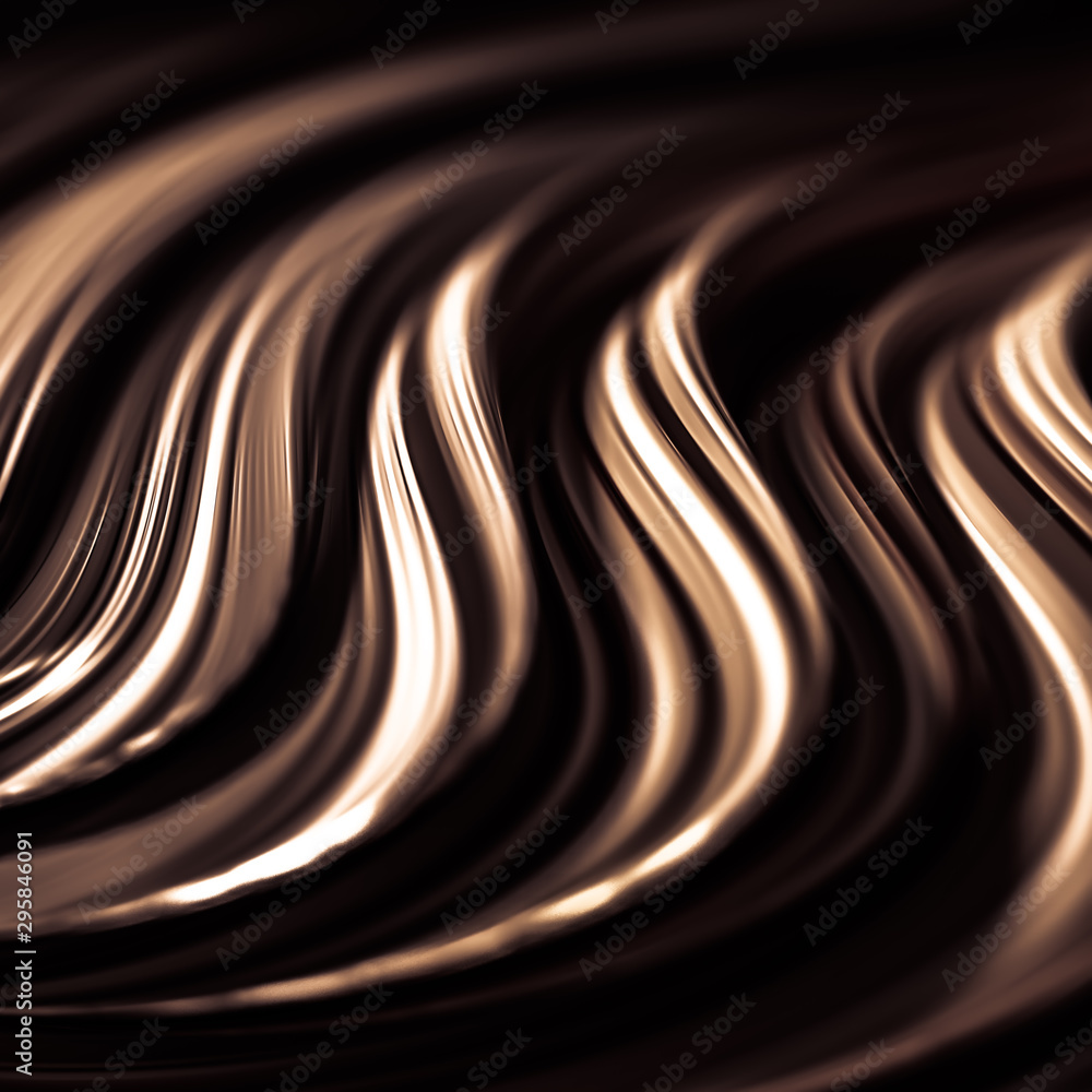 Naklejka premium Elegant colored background with lines. 3d illustration, 3d rendering.