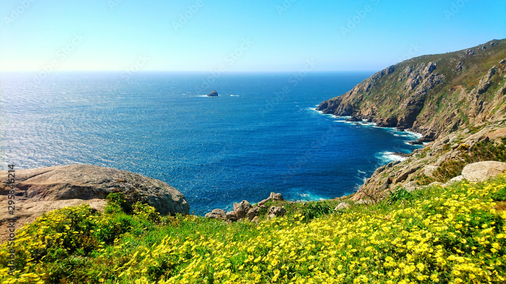 Cape Finisterre, Galicia, Spain, landscape and ocean view