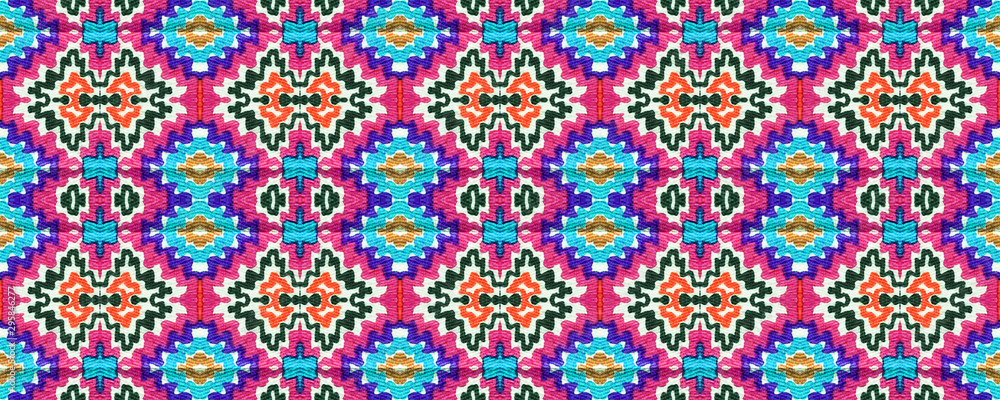 Ikat Seamless Pattern. Ikat Seamless Pattern.