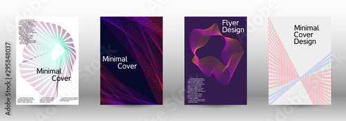 Cover design template set 