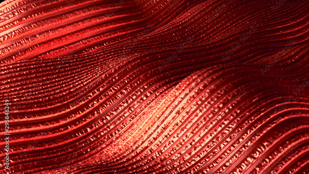 Obraz premium Luxury elegant metal gold background. 3d illustration, 3d rendering.