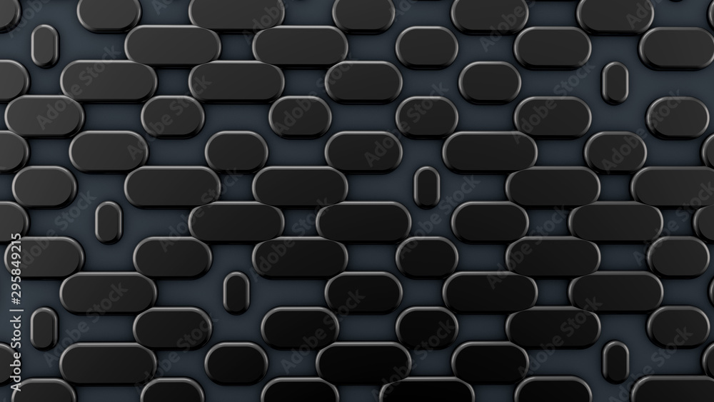 Fototapeta premium Interior pattern, architectural background. 3d illustration, 3d rendering.