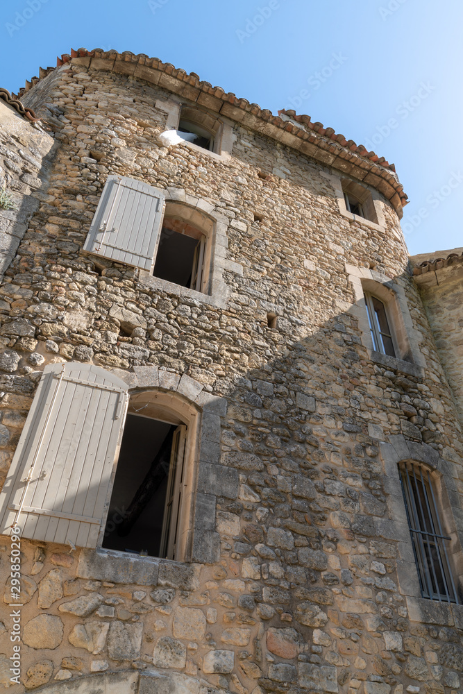 french Oppède le vieux village in Luberon ancient medieval southeast France