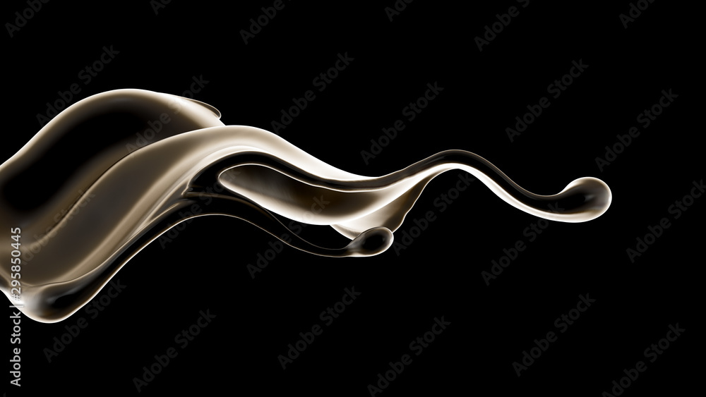 Splash fluid. 3d illustration, 3d rendering. Splash fluid. 3d illustration, 3d rendering.