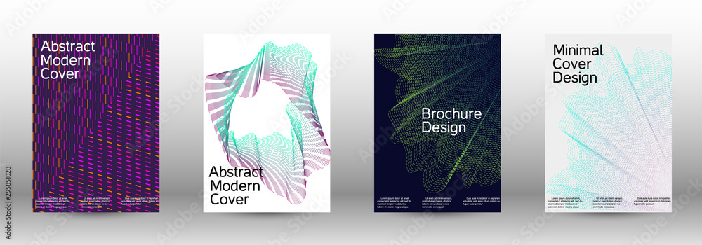 Cover design template set 