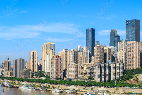 Modern metropolis skyline with buildings in Chongqing,China. © ABCDstock