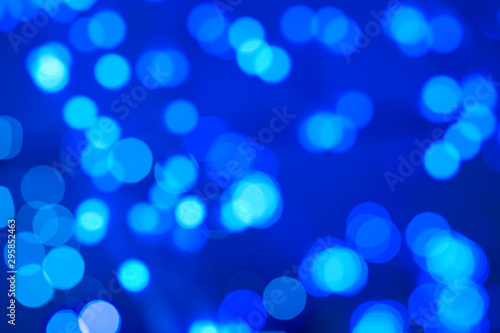 Blured purple and blue christmas light background