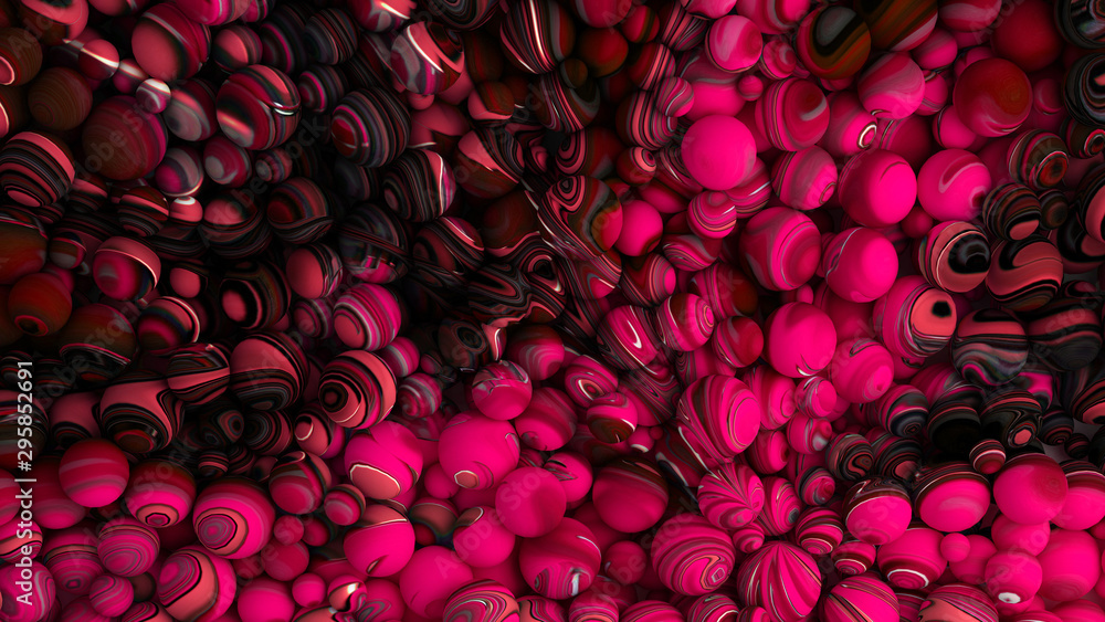 Bright background with a volumetric pattern and print. 3d illustration, 3d rendering. Bright background with a volumetric pattern and print. 3d illustration, 3d rendering.