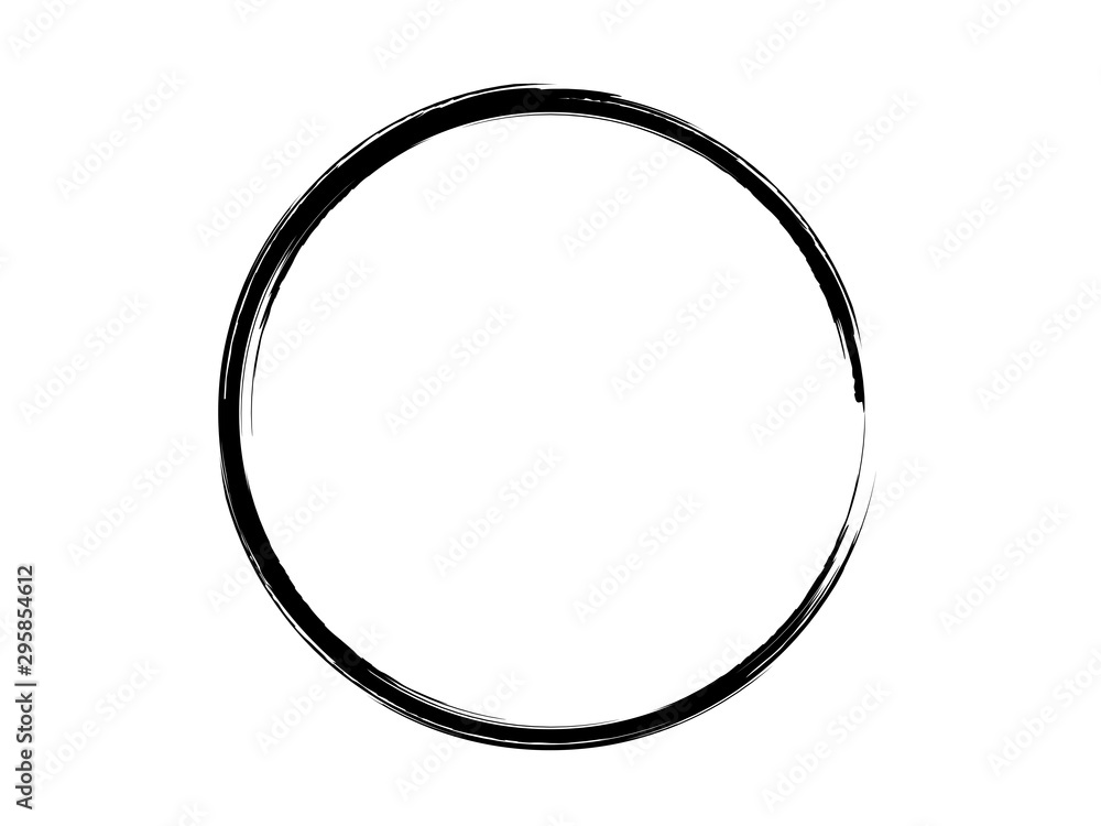 Grunge art circle made with black paint.Grunge oval shape made for marking.Grunge circle made with ink using art brush. Grunge art circle made with black paint.Grunge oval shape made for marking.Grunge circle made with ink using art brush.