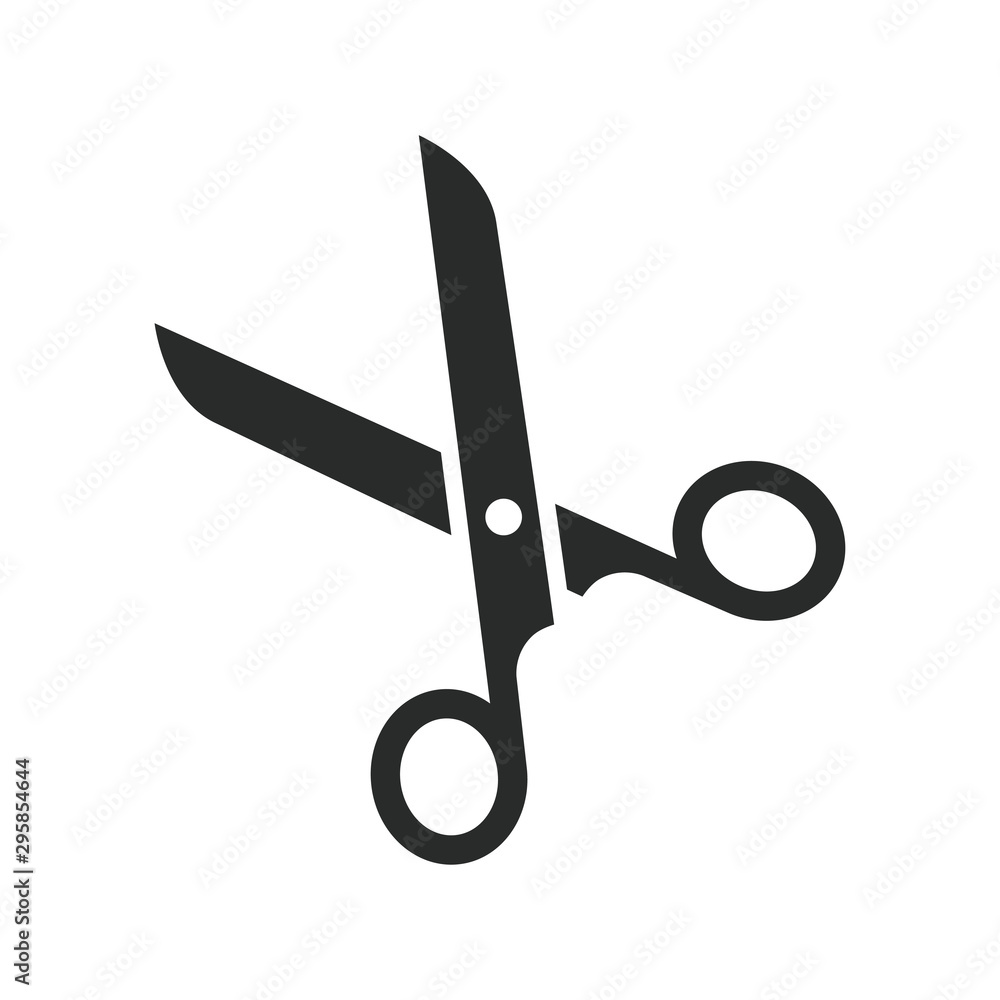 scissor icon vector design illustration scissor icon vector design illustration