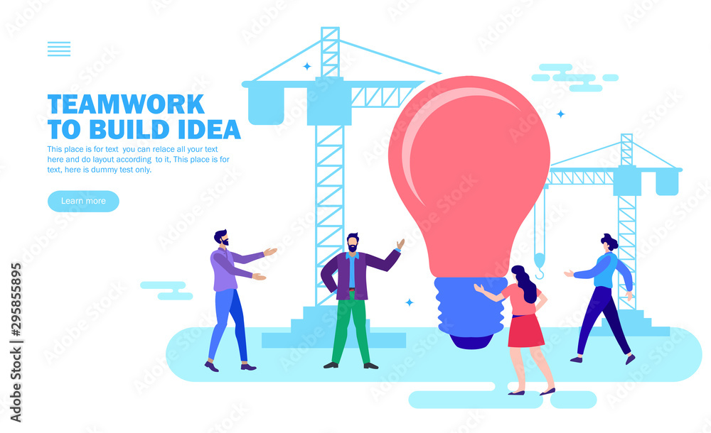 teamwork for building idea