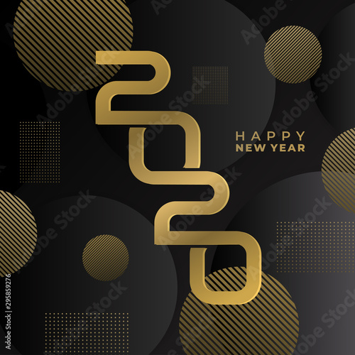 Luxury Happy new 2020 year....