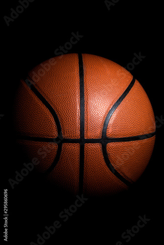 basketball on black background. © photo_HYANG