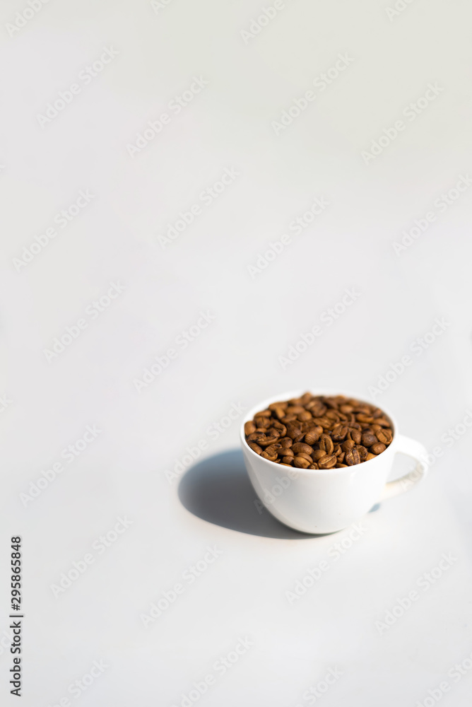 Coffee beans in a cup with Bokeh Coffee beans in a cup with Bokeh