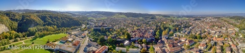 Stadtpanorama Burgdorf, BE, Schweiz