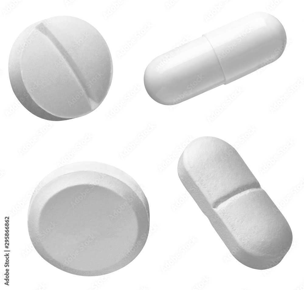 white pill medical drug medication - obrazy, fototapety, plakaty 