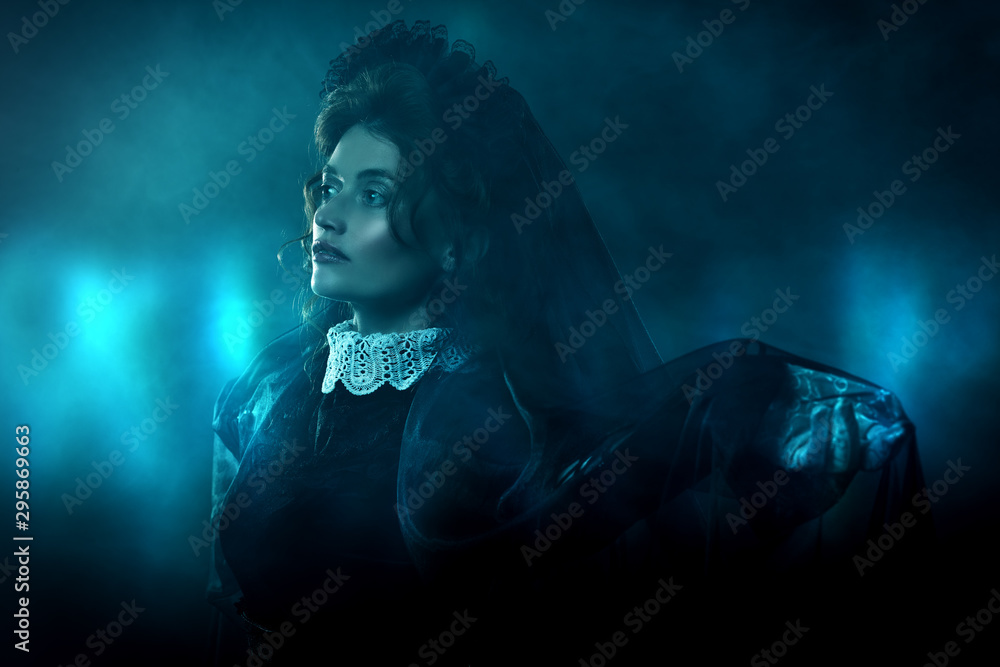 Fototapeta premium mourning young lady