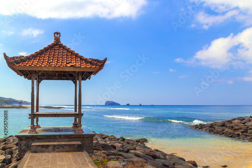 Morning atmosphere in Sanur Beach, Bali, Indonesia.Summer sunny day. © Anatoly