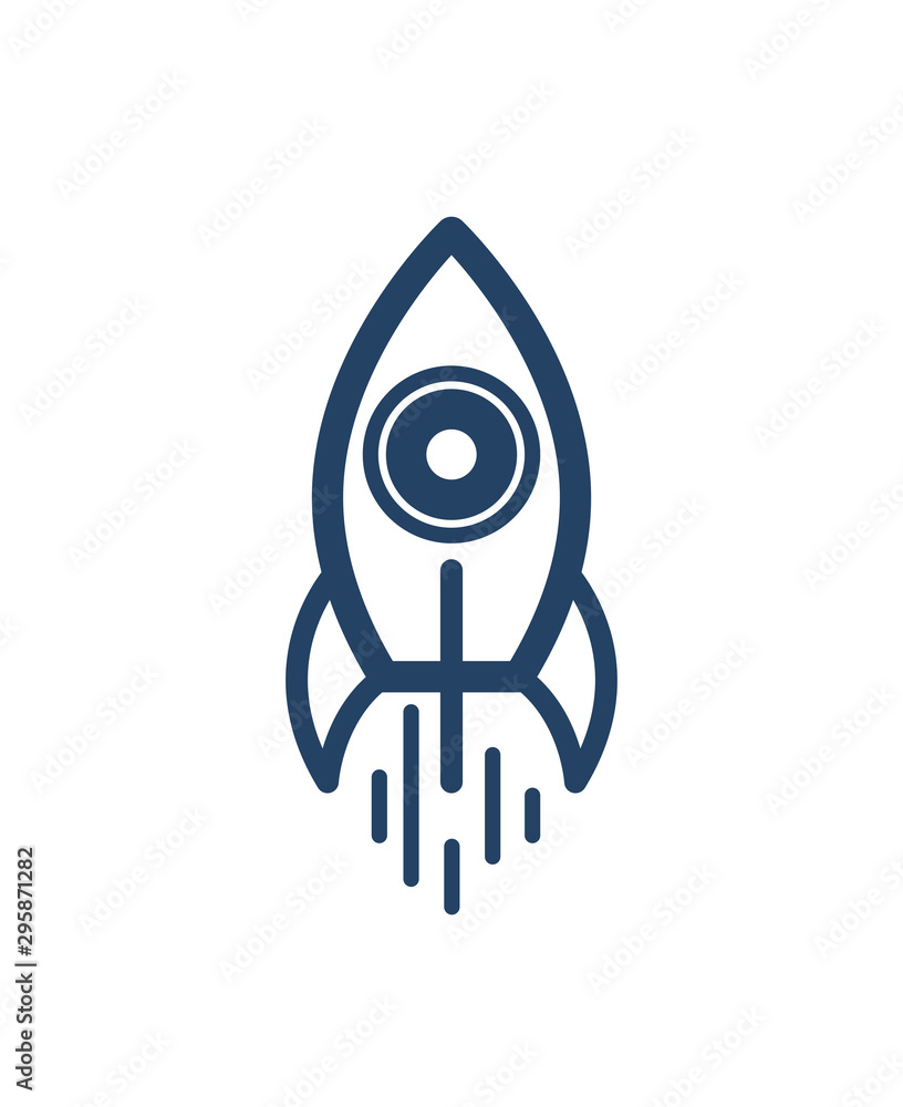 Rocket launch vector simple linear icon, missile start up business line art symbol, space technology and science, science fiction literature sign. Rocket launch vector simple linear icon, missile start up business line art symbol, space technology and science, science fiction literature sign.