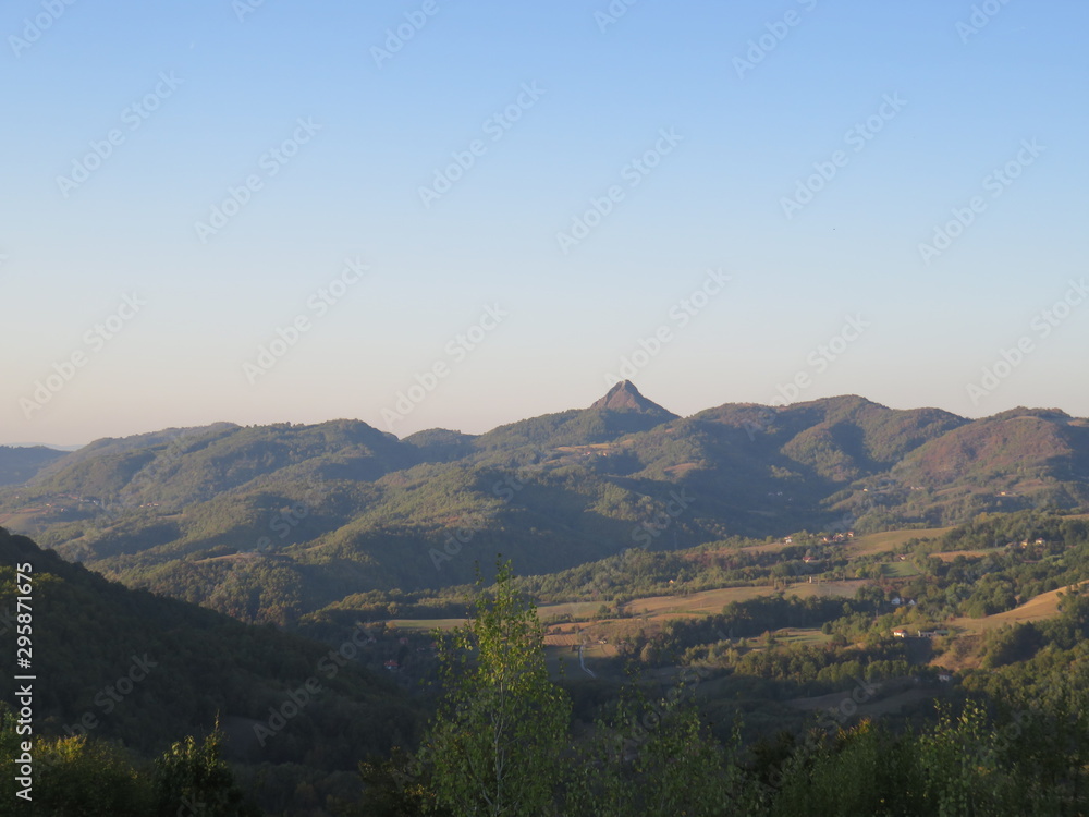 Mountain Rudnik Serbia Ostrovica sharp peak moutain landscape