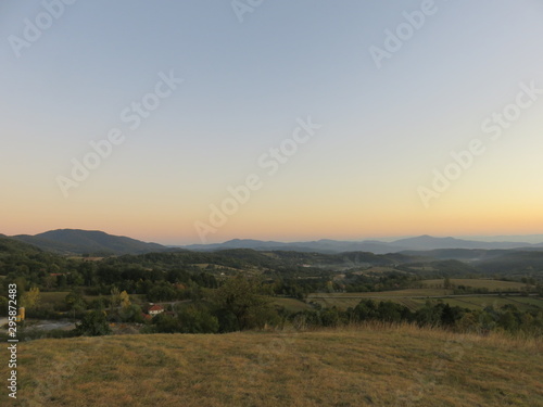 Mountain Rudnik Serbia landscape in autumn