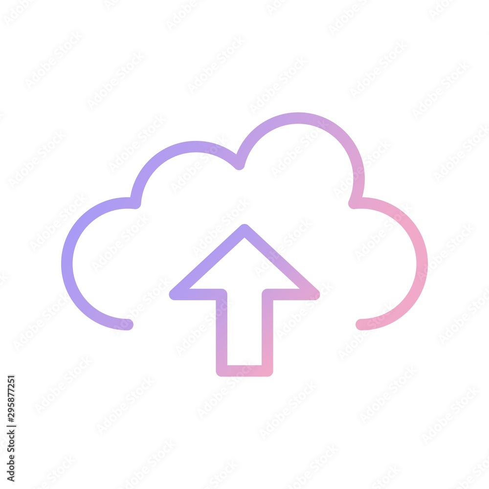 Upload Vector Icon With White Background Upload Vector Icon With White Background