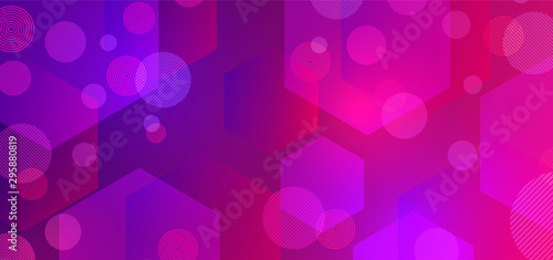 Modern circle abstract back...