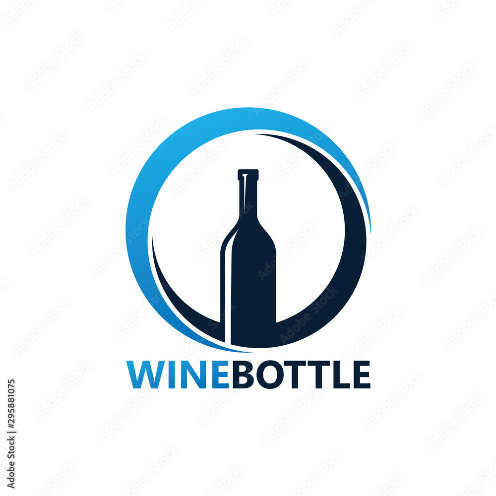 Wine Bottle Logo Template Design Wine Bottle Logo Template Design
