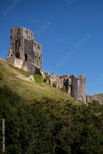 Billede på lærred corfe castle in dorset countryside