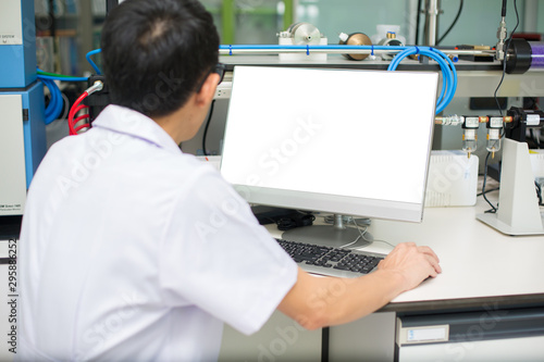 Wallpaper Mural Researchers or students have conducted research in the laboratory. Torontodigital.ca