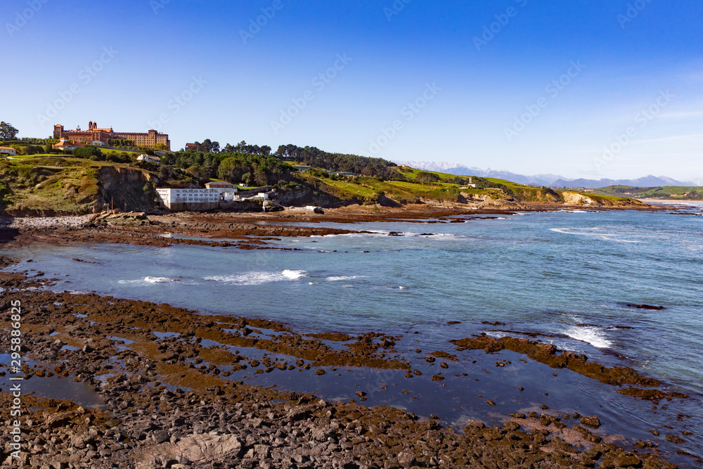 Fototapeta premium Beautiful village in the coast of the north
