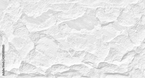 Fotografie, Obraz White stone grunge background, rough rock wall texture