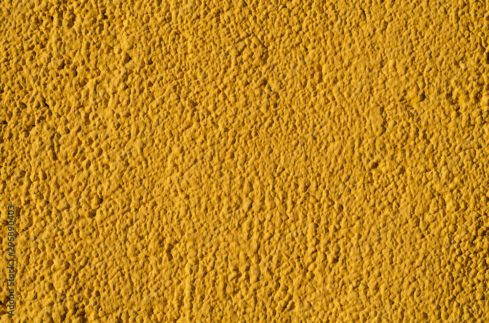Fototapeta premium The wall closely. Plastered surface of the house.