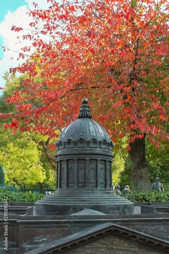 Alexander Park, the layout of the Kazan Cathedral in St.-Petersburg, Russia. photo