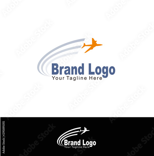aircraft logo take off for the aviation business