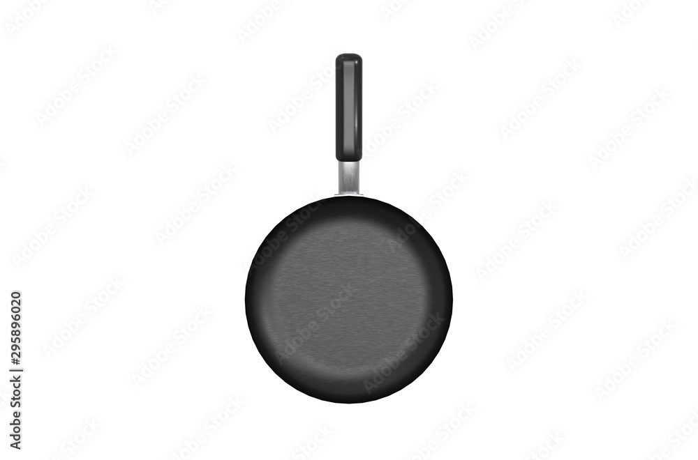 Pan isolated on White 3D Rendering Pan isolated on White 3D Rendering