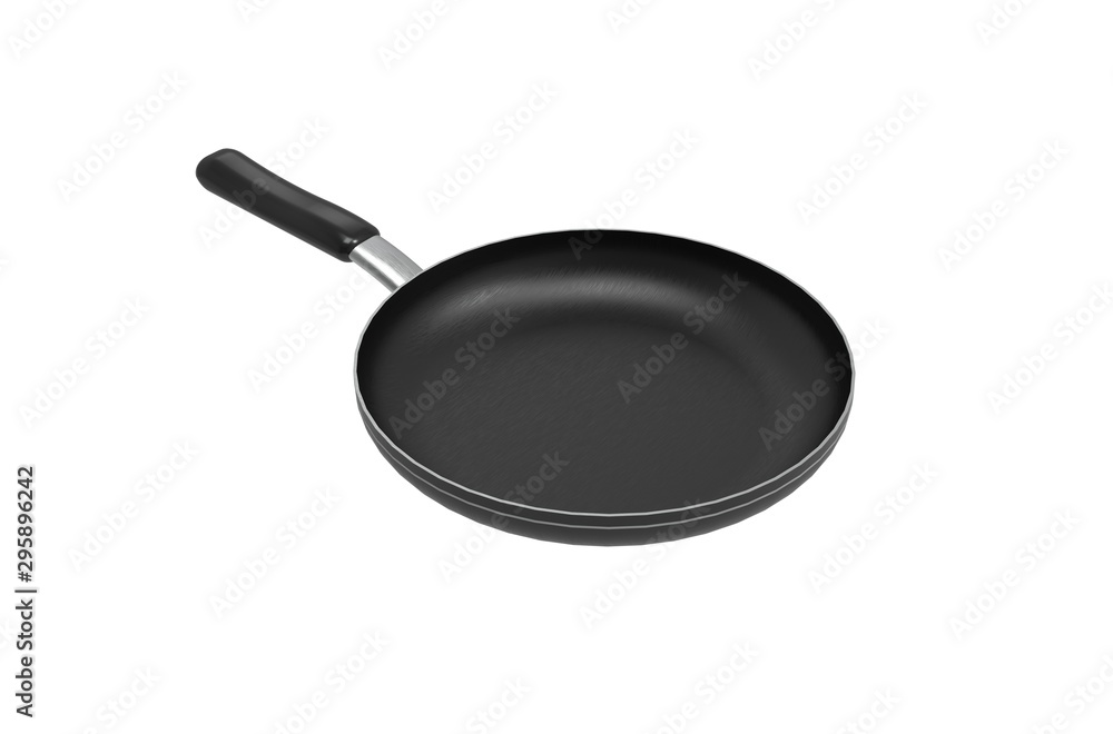 Pan isolated on White 3D Rendering Pan isolated on White 3D Rendering