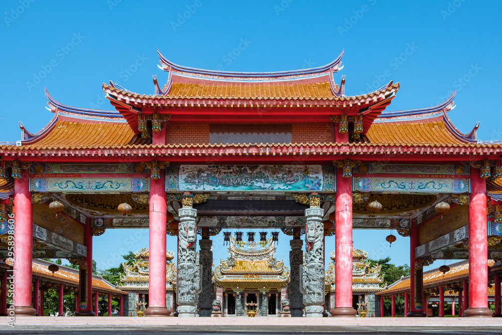 Chinese shrine and temple in Bangkok, Thailand