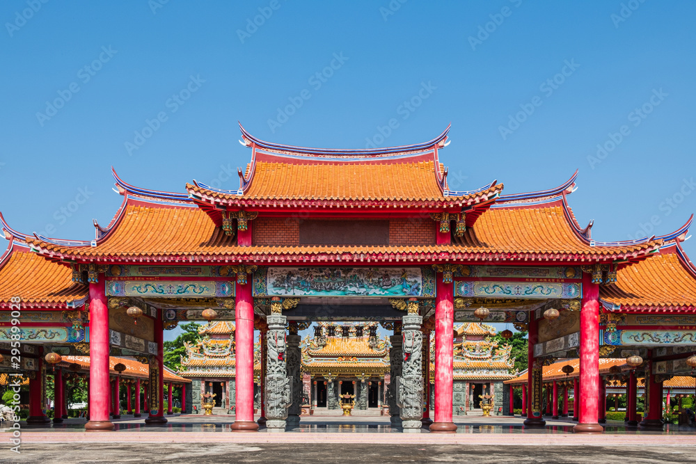 Chinese shrine and temple in Bangkok, Thailand